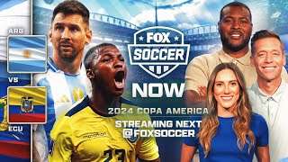 Argentina vs Ecuador LIVE REACTION  FOX Soccer NOW [upl. by Barstow]