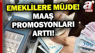 Bankalar Kesenin Ağzını Açıt Emekli Maaş Promosyonları Arttı  A Haber [upl. by Namara]