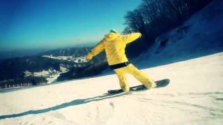 1011 kore snowboard rider cho sang hun 조상훈 그라운드트릭 [upl. by O'Doneven]