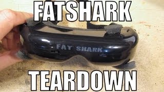 Fatshark Video Goggles Teardown Base RCV922 RCHacker 30 [upl. by Zuliram]