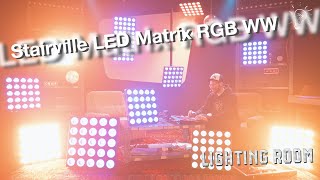 Stairville LED Matrix RGB WW im Vergleich mit Matrix Blinder MK2 und Cameo Matrix Panel [upl. by Eiramnwad]