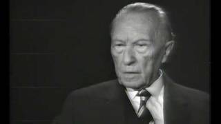 Konrad Adenauer ueber Juden und Wiedergutmachung [upl. by Euqnom]