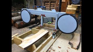 Building a bandsaw mill part 4 [upl. by Nisen233]