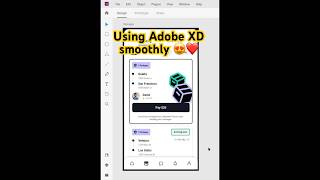 Using Adobe XD smoothly  Adobe XD  PurePixels adobexd shorts ui [upl. by Buote832]