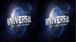 UNIVERSAL Studios 100th Anniversary Intro 3D HD Glasses needed [upl. by Neddie]