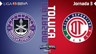 Resumen y Goles  Mazatlán vs Toluca  Liga BBVA MX  Guardianes 2020  Jornada 3 [upl. by Anaxor]