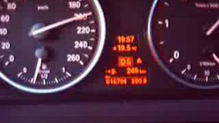 2008 BMW 525d LCI Acceleration 130  230kmh [upl. by Ecirbaf]