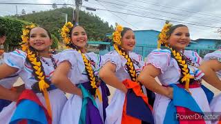 Así baila xique punta el Grupo Folclórico Cuna del Aguan Yorito Yoro Honduras [upl. by Subocaj]