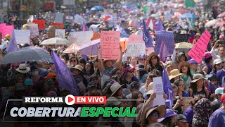 La Marcha por el Día de la Mujer  En Vivo [upl. by Daub]