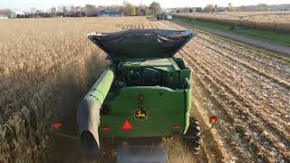 2022 Corn harvesting in Indiana USA [upl. by Inihor]