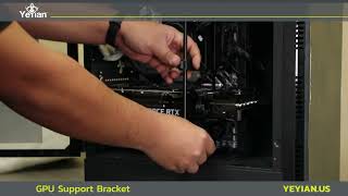 How to install a GPU Support Bracket to Yeyian Gaming Pcs [upl. by Nolyag556]