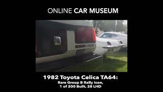 1982 Toyota Celica TA64 Rare Group B Rally Icon 1 of 200 Built 28 LHD [upl. by Leler]