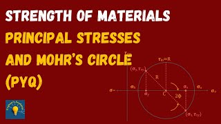 Principal Stress and Mohr Circle Problems  GATE  ESE  SSC JE  AE [upl. by Ettinger]