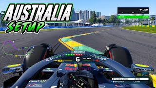 F1 22 MELBOURNE HOTLAP  SETUP 116824 [upl. by Silrac]