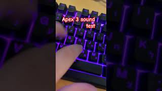 Steelseries apex 3 sound test [upl. by Artined]