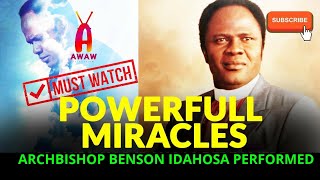 CHECK OUT The Powerful miracles Archbishop Benson Idahosa performed before dying [upl. by Garth]