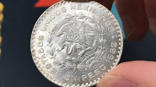 1962 Mexico 1 Peso Coin • Values Information Mintage History and More [upl. by Arad866]