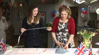 Queens Diamond Jubilee How to make Diamond Jubilee bunting [upl. by Ettevol]