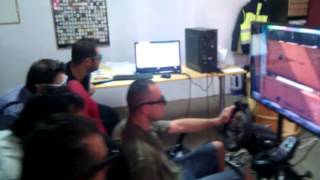 CURSO CARRETILLA PORTACONTENEDORES REACH STACKER EN VALENCIA SIMULADOR 3D [upl. by Monetta]