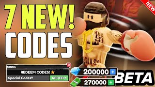 ⚠️AUGUST⚡CODES⚠️BOXING BETA ROBLOX CODES 2024  BOXING BETA CODES 2024 ROBLOX [upl. by Ikcin]