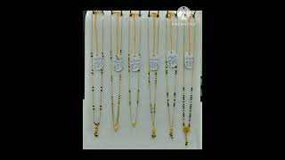 Light weight gold mangalsutra new design under 10 gram for women gold jewellery trendingvideo [upl. by Hopfinger]