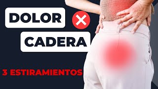 ESTIRAMIENTOS Seguros y Efectivos para el DOLOR de CADERA en la Osteoporosis [upl. by Cos]