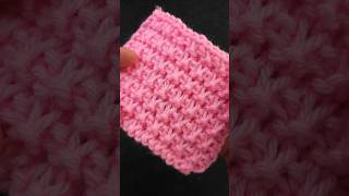 Easy knitting stitch pattern only 4 rows with Two Needles 🌼 Easy Knitting Tutorial for Beginners [upl. by Trotter788]