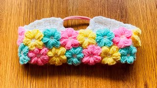 🌈DIADEMA CON FLORES TEJIDA A CROCHET❤ [upl. by Okimuy409]