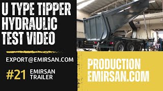 Hardox Tipper Trailer Hydraulic Test [upl. by Suiramed]