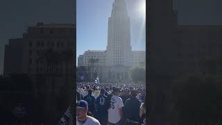 Dodger Celebration City Hall [upl. by Amber271]