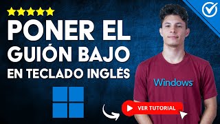 Cómo PONER GUION BAJO en el Teclado Inglés  ​⌨️​ Laptop o PC ​​⌨️​ [upl. by Tereve742]