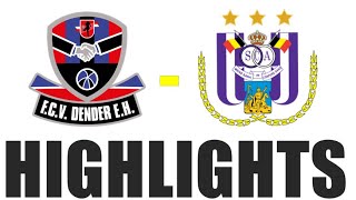 FC Dender vs RSC Anderlecht 11 Highlights  Pro League 202425 [upl. by Philemol]