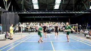 Footbag Open Doubles Net Finals [upl. by Lecirg254]