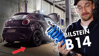 BILSTEIN B14 Installment and Review  Alfa Romeo MiTo QV [upl. by Ahsratan577]