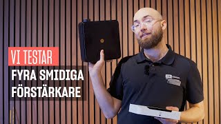 Letar du förstärkare Vi testar 4 små och smidiga förstärkare [upl. by Wolk951]