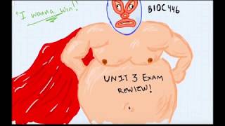 BiochemistryUNIT 3 EXAM REVIEW UNM BIOC446 [upl. by Carmine]