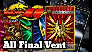 kamen rider ryuki All Final Vent Gameplay [upl. by Mccafferty975]