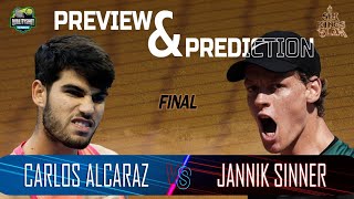 🎾Sinner vs Alcaraz Preview amp Prediction  Six Kings Slam Final [upl. by Elias434]