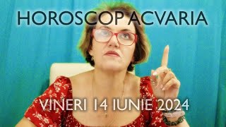 VINERI 14 IUNIE 2024 ☀♊ HOROSCOPUL ZILEI cu astrolog Acvaria 🌈 [upl. by Valaree]