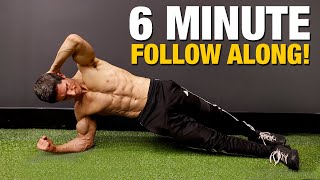 6 Pack Abs Workout  Just 6 Minutes FOLLOW ALONG [upl. by Nwahsauq]