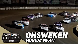 Ken Schrader Goes To Victory Lane  NASCAR Pintys Series at Ohsweken Speedway [upl. by Eenwat]