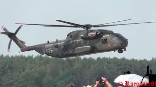 HD Tag der Bundeswehr 2018  Holzdorf  Sikorsky Ch 53 Solo Display [upl. by Lizbeth]