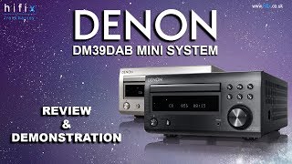 Denon DM39 DAB mini system review [upl. by Adnilam]