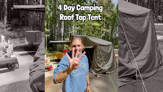 Roof Top Tent Camping Setup rooftoptent camping rooftoptentliving [upl. by Renell]