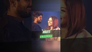 💟Maate Vinadhuga Song Lyrics shorts aestheticstatus youtubeshorts lyrics shortsads [upl. by Llirpa]