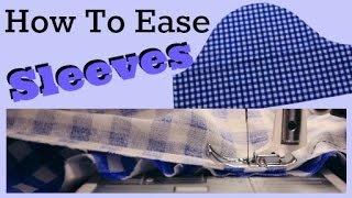 How to Sew a SetIn Sleeve  2 ways  How to Ease a Sleeve [upl. by Ayyn]