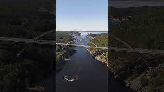 Svinesund bridge SwedenNorway 🇳🇴🇸🇪 backstreetboys bridgeengineering norwaytrip [upl. by Ahsenrat679]