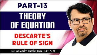 Theory of Equation  Descartes Rule Of Sign  Finding Sign Of Roots [upl. by Ajtak]