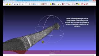 Ambient Occlusion and Mesh Simplification in MeshLab  Edycja siatki modelu w MeshLab [upl. by Zailer475]