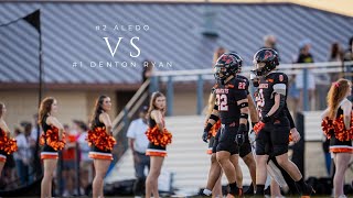 1 Denton Ryan vs 2 Aledo  The Thrilling Cinematic Recap [upl. by Johiah]